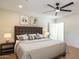 Cozy bedroom with a large bed, side tables, and neutral decor at 10620 N 84Th St, Scottsdale, AZ 85260