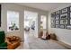 Stylish living room showcasing modern decor and an open floor plan with lots of natural light at 10423 E Verbena Ln, Scottsdale, AZ 85255