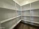 A spacious pantry featuring ample shelving for organized storage of food and supplies at 15777 W Cheryl Dr, Waddell, AZ 85355