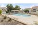 Community pool offers ample seating and a covered structure to enjoy relaxing by the poolside at 1717 E Union Hills Dr # 1110, Phoenix, AZ 85024