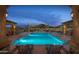 Stunning community pool with ample seating and mountain views, perfect for relaxation and recreation at 2041 N 88Th St, Mesa, AZ 85207
