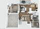 Rendering of floor plan of the home showcasing the home's kitchen, bedrooms, living spaces, and bathrooms at 40020 N Cape Wrath Dr Dr, San Tan Valley, AZ 85140