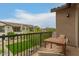 Balcony overlooking green spaces, offering tranquil relaxation at 4657 S Vapor --, Mesa, AZ 85212
