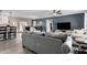 Open-concept living room blending modern decor with a seamless layout to other areas at 51089 W Julie Ln, Maricopa, AZ 85139
