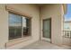 Outdoor patio featuring sliding glass door and large picture window at 5450 E Deer Valley Dr # 3023, Phoenix, AZ 85054