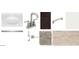 Bathroom fixture mockup showcasing modern faucet, cabinet hardware, counter and flooring options for a sleek design at 5510 W Buist Ave, Laveen, AZ 85339