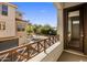 Balcony view of street and community landscape at 7275 N Scottsdale Rd # 1001, Paradise Valley, AZ 85253