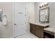 Bathroom showcasing modern fixtures, granite countertop, and tile flooring at 7275 N Scottsdale Rd # 1001, Paradise Valley, AZ 85253