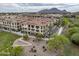 Aerial shot of an attractive residential complex with a well-maintained landscape at 7275 N Scottsdale Rd # 1001, Paradise Valley, AZ 85253