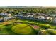 Scenic aerial view of homes backing up to a lush golf course at 11977 N 81St St, Scottsdale, AZ 85260