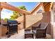 Outdoor balcony with a grill and comfortable seating area at 1633 E Lakeside Dr # 25, Gilbert, AZ 85234