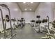 On-site gym featuring a variety of modern cardio machines for residents to use at 1633 E Lakeside Dr # 25, Gilbert, AZ 85234