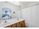 Bright bathroom featuring double sinks and a shower at 1718 W Colter St # 184, Phoenix, AZ 85015