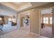 Open-concept living space boasts neutral tones and plenty of natural light at 19700 N 76Th St # 2091, Scottsdale, AZ 85255