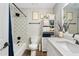 Bright and modern bathroom featuring stylish tile, a new vanity, and modern fixtures at 2026 S Emerson --, Mesa, AZ 85210