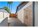 Private outdoor shower located off the side of the home at 2218 W Curry St, Chandler, AZ 85224