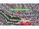 Beautiful aerial view of property backing onto golf course offering a private south-facing patio away from golf balls at 32771 N 70Th St, Scottsdale, AZ 85266