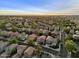 Expansive community aerial view showcases well-maintained homes and lush landscaping under a bright sky at 3678 E Yeager Ct, Gilbert, AZ 85295
