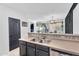 Kitchen sink and bar with decorative backsplash at 3678 E Yeager Ct, Gilbert, AZ 85295