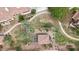 An overhead shot captures a community park featuring mature palm trees and a gazebo at 4777 S Fulton Ranch Blvd # 1050, Chandler, AZ 85248