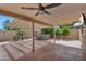 Relaxing covered patio with pergola, hot tub, and desert landscaping at 609 W Mcnair St, Chandler, AZ 85225