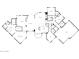 Detailed floor plan illustrating the layout of the home, including rooms and key features at 9726 E Hidden Green Dr, Scottsdale, AZ 85262