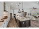 Spacious kitchen with a large island, modern appliances, and an open layout at 9903 E Rotation Dr, Mesa, AZ 85212