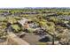 Stunning aerial view of a secluded desert estate with a private pool and serene surroundings at 8625 E Camino Vivaz --, Scottsdale, AZ 85255