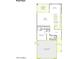 First floor plan featuring a gourmet kitchen, great room, dining area and 2-bay garage at 1565 E Tiffany Way, Gilbert, AZ 85298