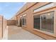 Backyard featuring a brick patio at 1650 S Crismon Rd # 6, Mesa, AZ 85209