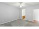 Neutral bedroom with a view into another room at 1650 S Crismon Rd # 6, Mesa, AZ 85209