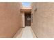 Inviting walkway leads to the front entrance, featuring desert landscaping and a shaded entryway at 1650 S Crismon Rd # 6, Mesa, AZ 85209