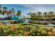 Community water park area with a blue water slide and a lifeguard tower at 18368 W Long Lake Rd, Goodyear, AZ 85338
