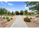 Beautiful community garden with walkways and raised garden beds for planting and enjoying nature at 22884 E Via De Olivos --, Queen Creek, AZ 85142