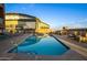 Sparkling rooftop pool with inviting lounge area, perfect for relaxation and enjoying city views at 310 S 4Th St # 901, Phoenix, AZ 85004