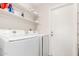 Laundry room with shelving at 4138 W Barbara Ave, Phoenix, AZ 85051