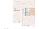Detailed floor plan showcasing the layout of the home, including rooms and dimensions at 43650 W Snow Dr, Maricopa, AZ 85138