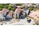 Stunning aerial view showcasing a beautiful home with a private pool at 5222 W El Cortez Trl, Phoenix, AZ 85083