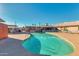 Sparkling pool in community with clear blue skies at 5445 E Dallas St, Mesa, AZ 85205
