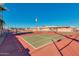 Well maintained tennis courts at the community recreation area at 5445 E Dallas St, Mesa, AZ 85205