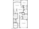 Detailed floor plan showcasing the layout of the home, including the living areas and bedrooms at 582 W Freedom St, Florence, AZ 85132