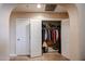 Storage closet with open double doors and lots of hanging space at 7216 E Aurora --, Scottsdale, AZ 85266