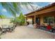 Beautiful brick patio with outdoor seating, grill, and desert landscaping, perfect for relaxing and entertaining at 7216 E Aurora --, Scottsdale, AZ 85266