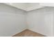 This is a bedroom closet with a shelf and a clothes hanging bar, perfect for organizing all your clothes and accessories at 901 S Storment Ln, Gilbert, AZ 85296
