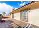 Private balcony features lovely outdoor furniture and stunning view, creating the perfect oasis at 17012 N 57Th St, Scottsdale, AZ 85254