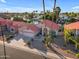 Beautiful waterfront home with a spacious three-car garage, mature trees, and private boat dock at 186 N Starboard Dr, Gilbert, AZ 85234