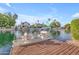 Dock with a boat and waterfront view at 186 N Starboard Dr, Gilbert, AZ 85234