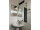 Well-lit bathroom with modern fixtures and a stylish pedestal sink at 19601 N 7Th N St # 1032, Phoenix, AZ 85024