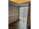 Dining area with decorative tile flooring and sliding door at 19601 N 7Th N St # 1032, Phoenix, AZ 85024