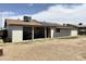 Expansive backyard with patio area perfect for outdoor dining, relaxing, and entertaining at 2329 E Juanita Ave, Mesa, AZ 85204